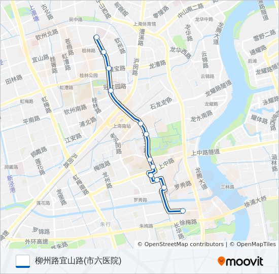 820路 bus Line Map