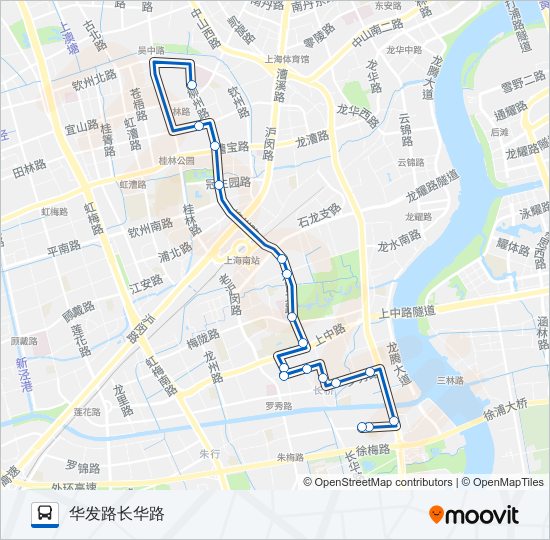 公交820路的线路图