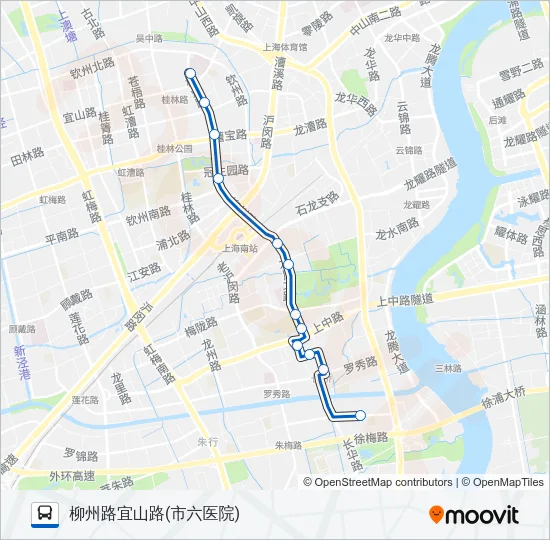 820路 Bus Line Map