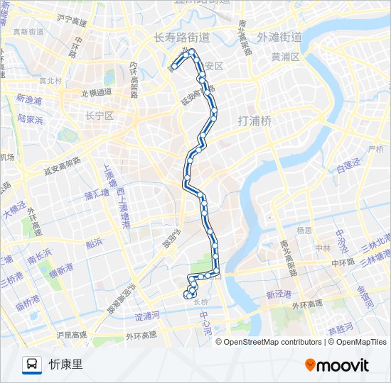 公交824路的线路图