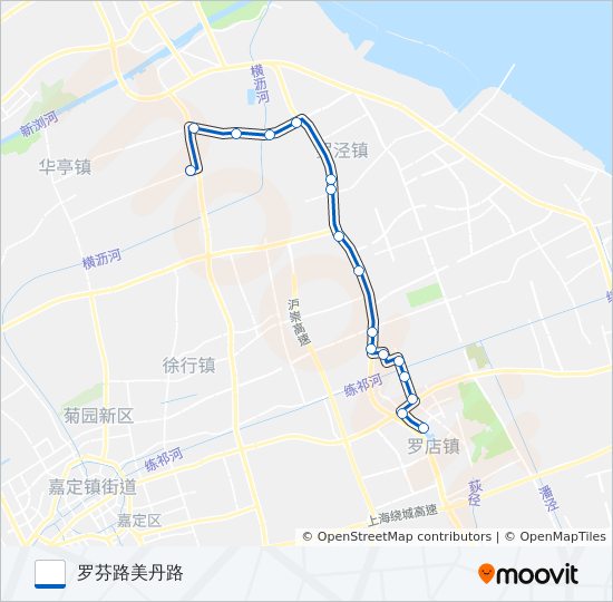 839路 bus Line Map