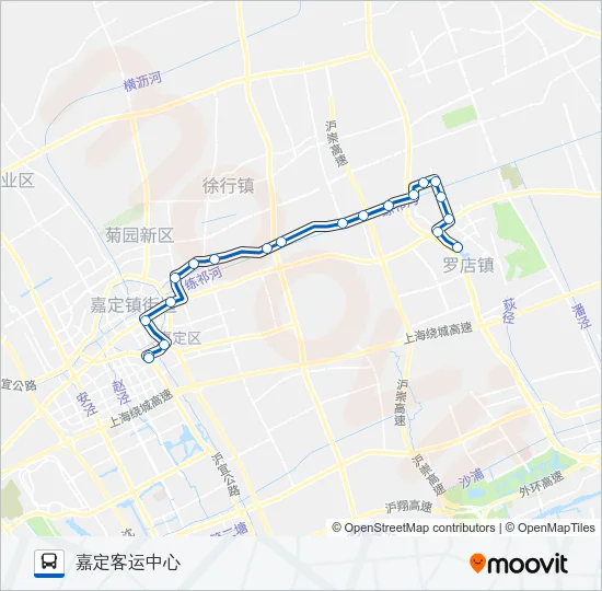 841路 Bus Line Map