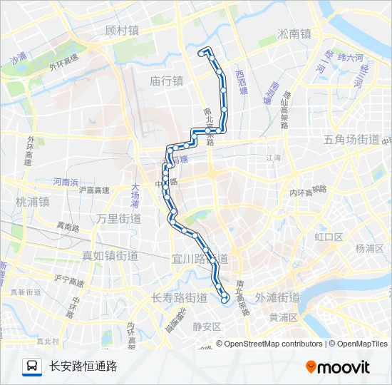 845路 Bus Line Map