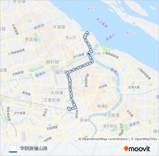 849路 bus Line Map