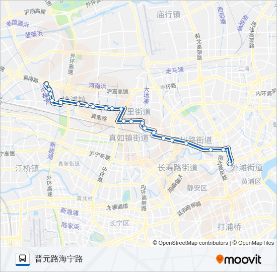 公交859路的线路图