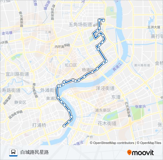 868路 bus Line Map