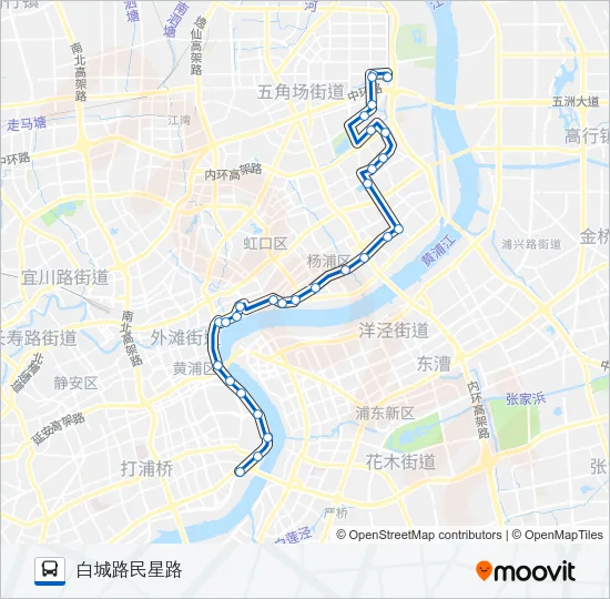 868路 Bus Line Map