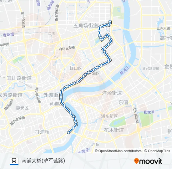 868路 Bus Line Map