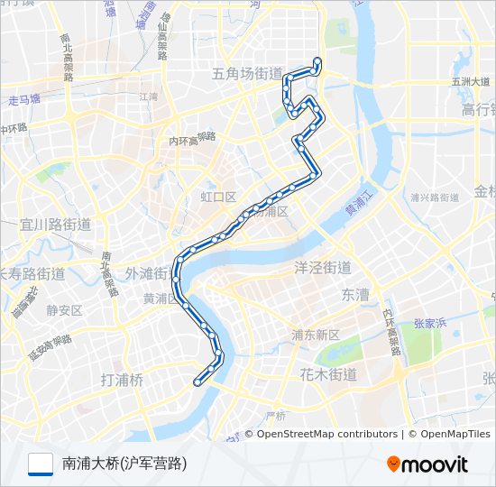 868路 bus Line Map