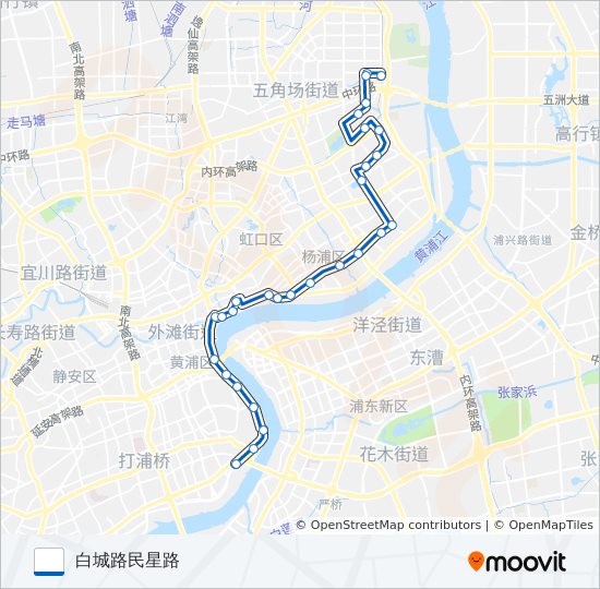 868路 bus Line Map