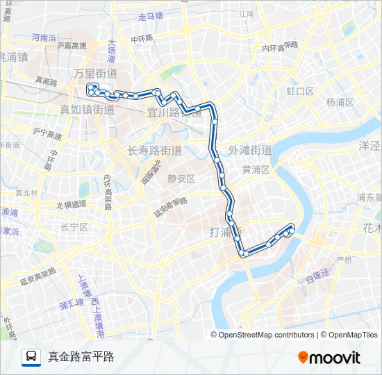 869路 Bus Line Map