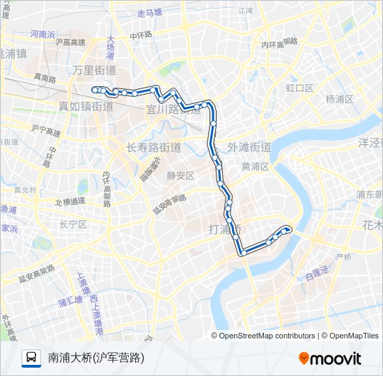 869路 bus Line Map