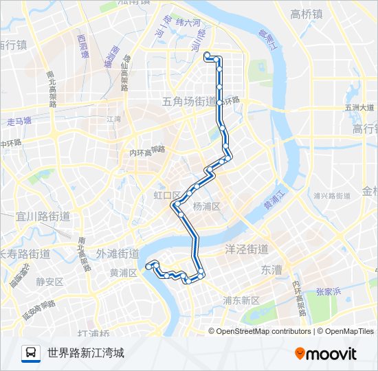 公交870路的线路图