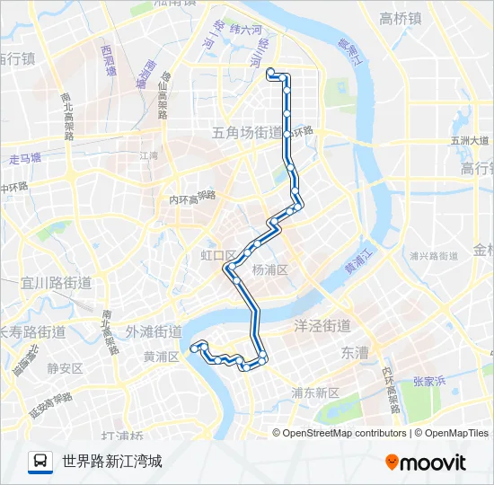 870路 Bus Line Map
