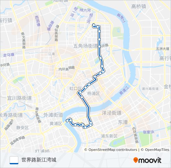 870路 bus Line Map