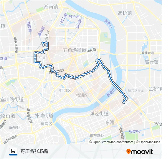 874路 Bus Line Map