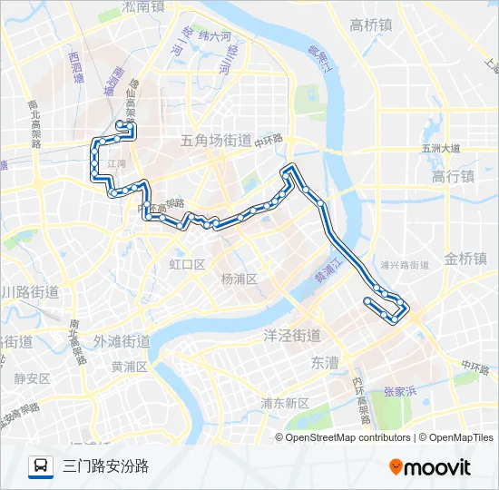874路 Bus Line Map