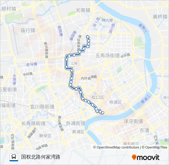 875路 Bus Line Map