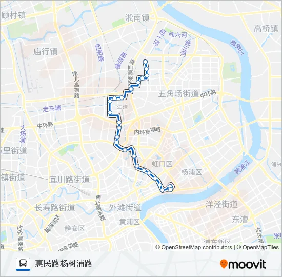875路 Bus Line Map