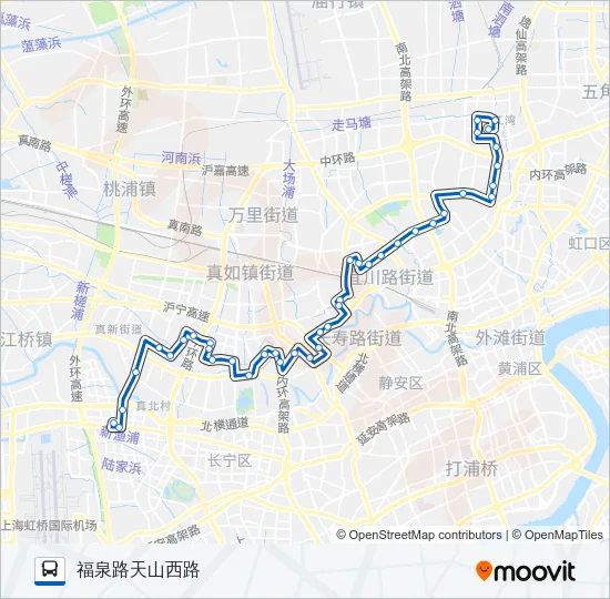 876路 Bus Line Map