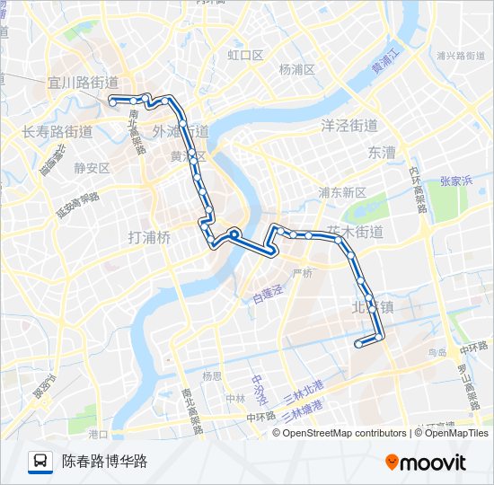 公交929路的线路图