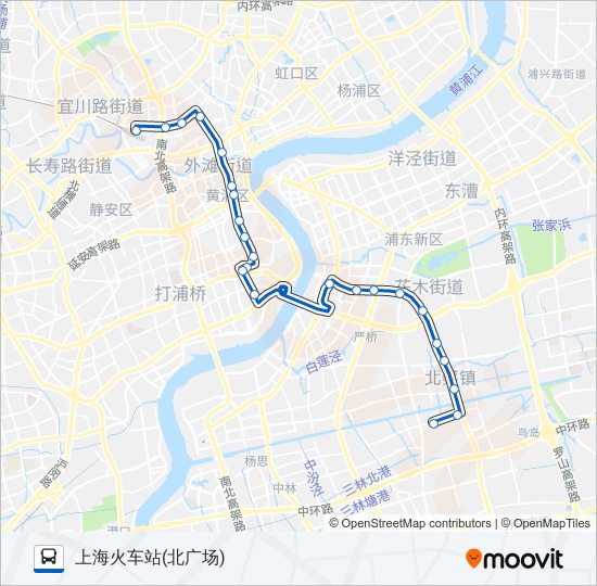 929路 bus Line Map