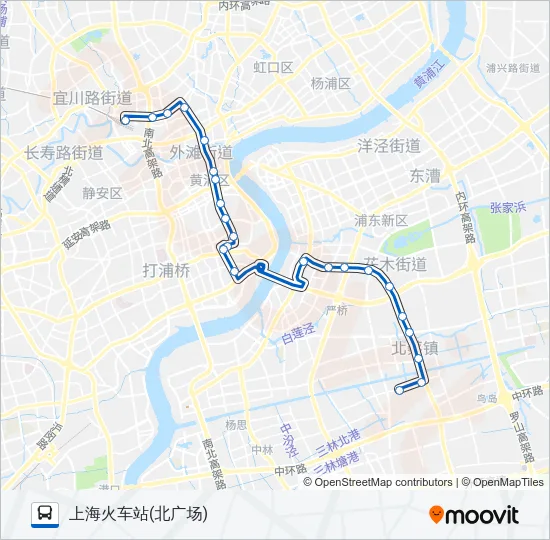 929路 Bus Line Map