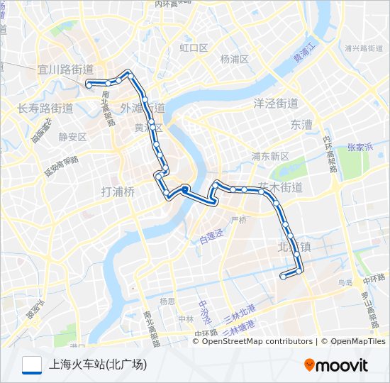 929路 bus Line Map