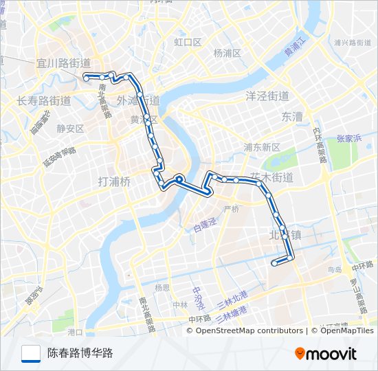 929路 bus Line Map