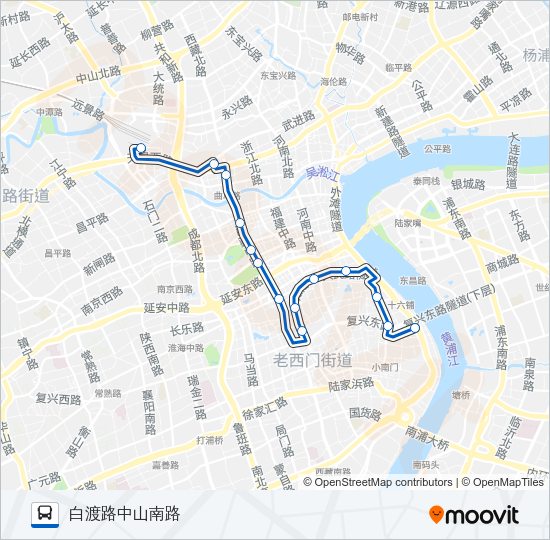 公交930路的线路图