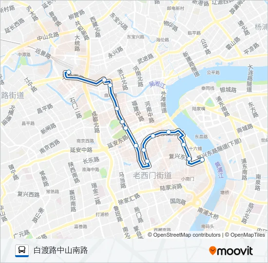 930路 Bus Line Map
