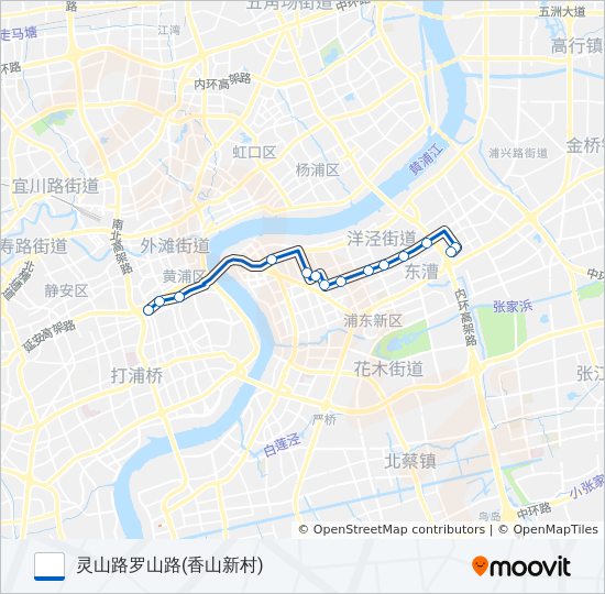 935路 bus Line Map