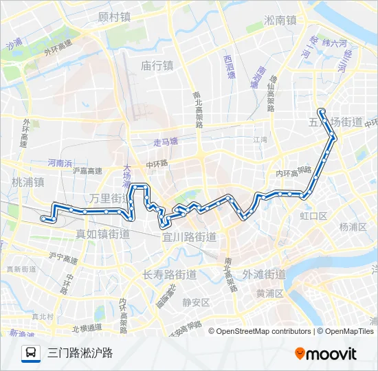 937路 Bus Line Map