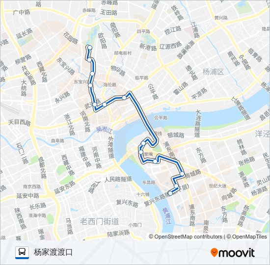 公交939路的线路图