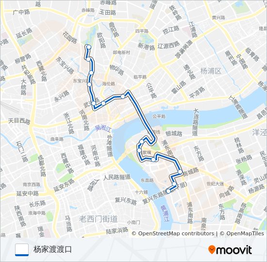 939路 bus Line Map