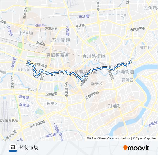 公交948路的线路图