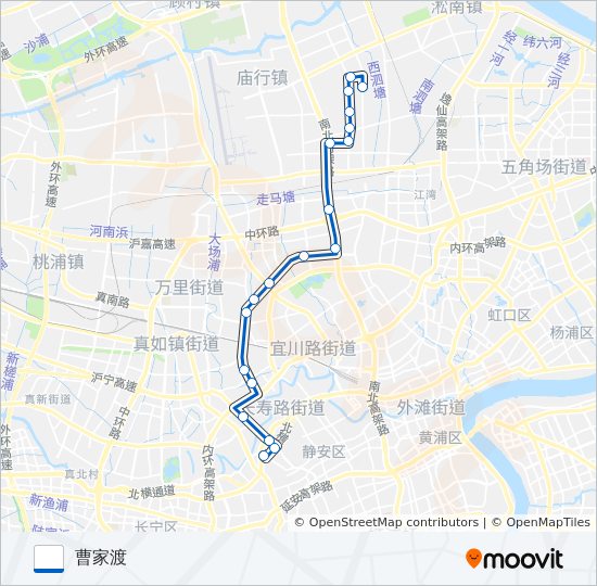 951路 bus Line Map