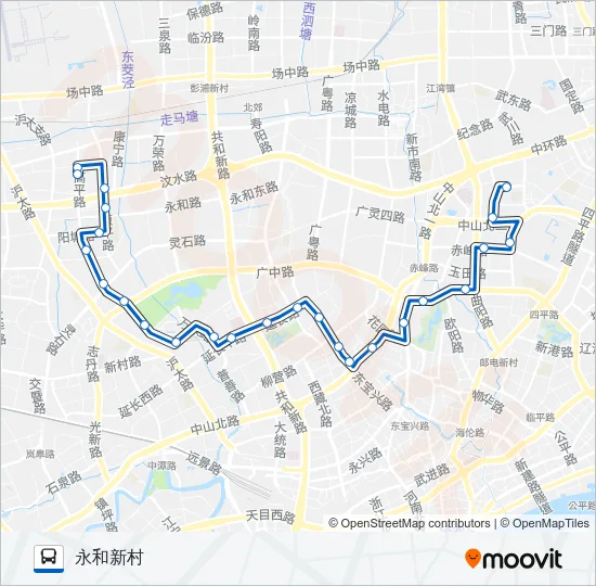 959路 Bus Line Map