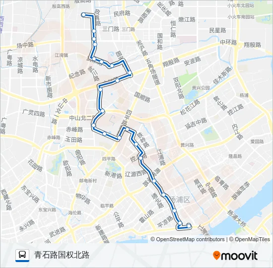 960路 Bus Line Map