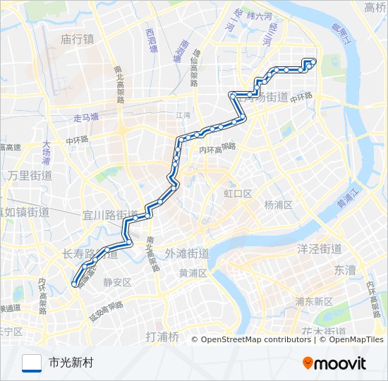 966路 bus Line Map