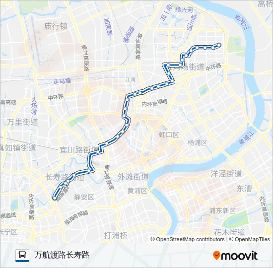 966路 Bus Line Map
