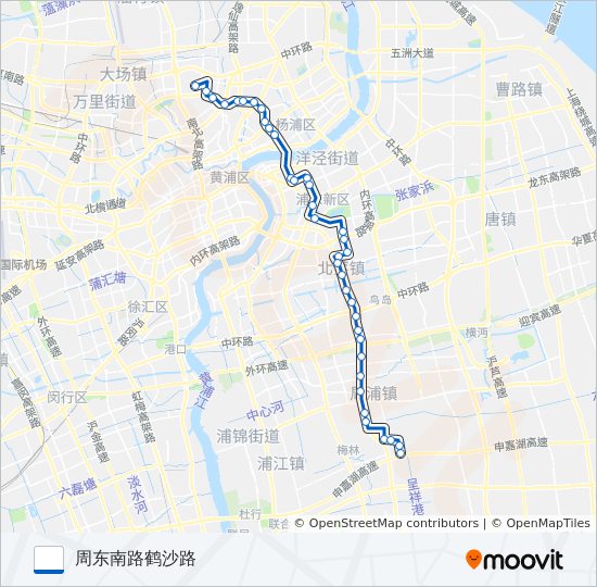 975路 bus Line Map