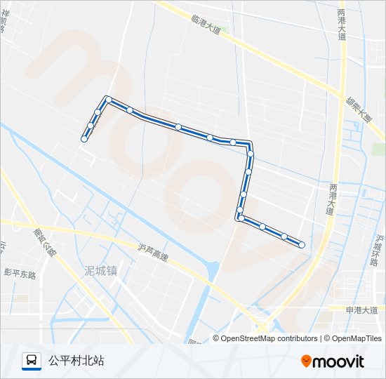 公交书院1路的线路图