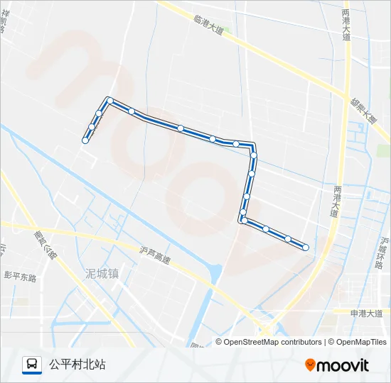书院1路 Bus Line Map