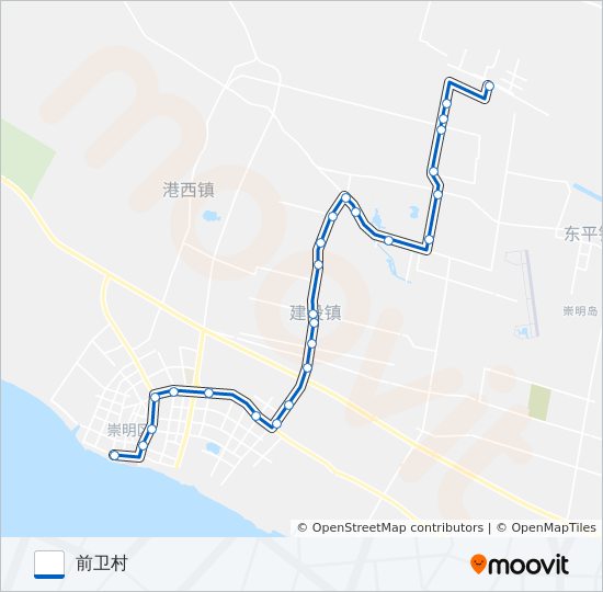 南东专线 bus Line Map