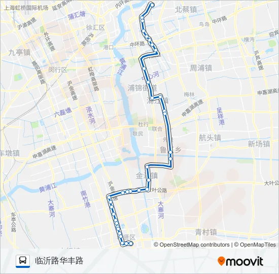 南华专线 Bus Line Map