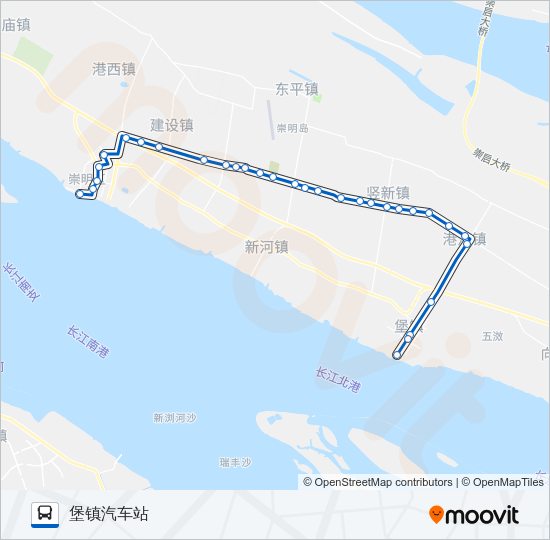 公交南堡支路的线路图