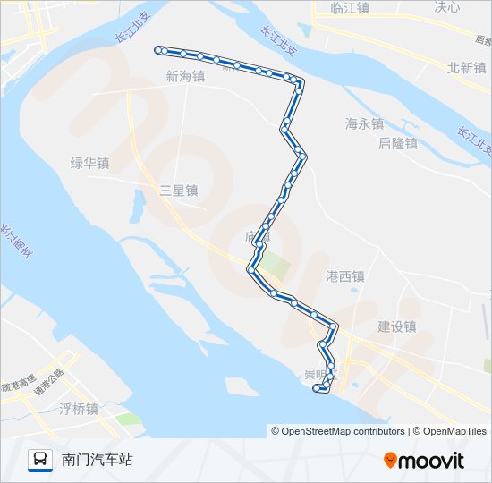 公交南红专路的线路图