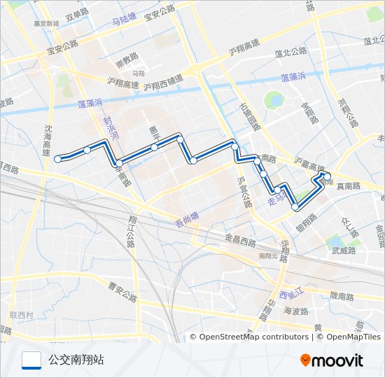 南翔2路 bus Line Map