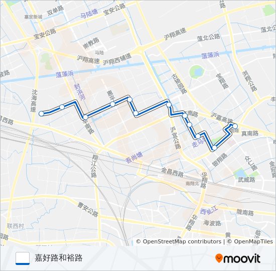 南翔2路 bus Line Map